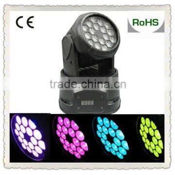 wash disco light 18*3W RGB wash moving head light