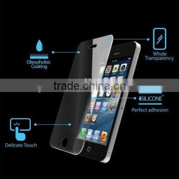 HD Clear No Bubble 9H 2.5D 0.33mm Waterproof Full Body Plating tempered glass screen protector for iphone 6 / 6 plus