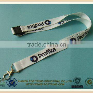 high quality Polyester Lanyard with heat transfer logo