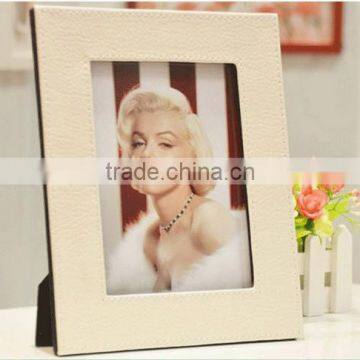 2015 Hot sell luxury high quality square leather sex photo frame