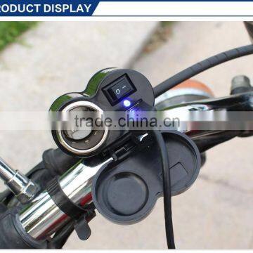 USB motorcycle mobile phone charger multifunctional power supply intelligent IC control