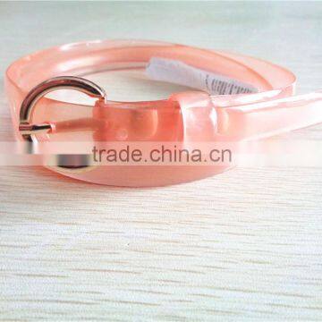 Skinny children environmental friendly PVC belts