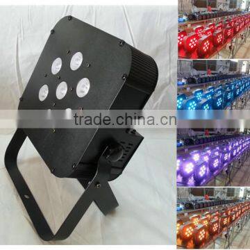 7pcs 4 in1 rgbw 10w led par light dmx 7x10w rgbw 4 in 1 led flat par