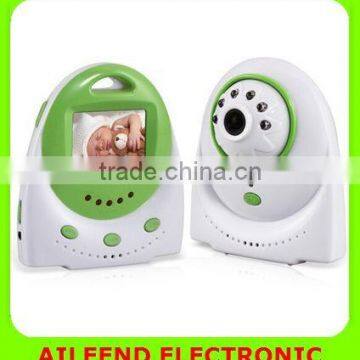 2.4GHz Wireless Digital Baby Monitor with Two Way Audio and Temperature Alarm and TV out function