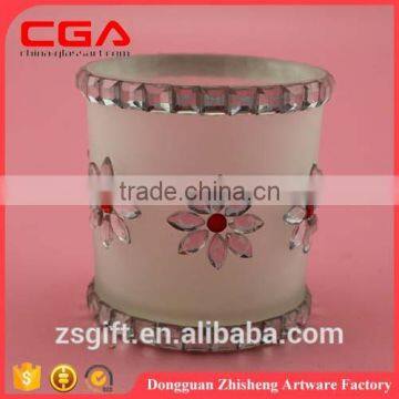 Exquisite Wholesale Christmas Handicrafts Glass Candle Holder Christmas Decoration Xmas Gift photo-2