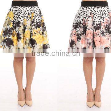 wholesale women skirts with flower prints in Turkey