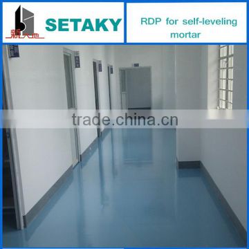 Self-leveling cements for PVC floor