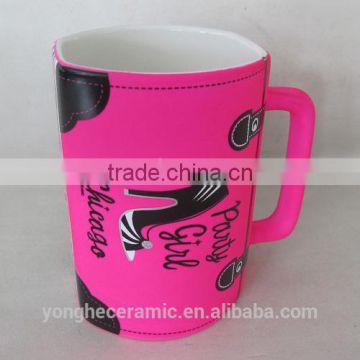 Customized fashion coffee bag in mug finished