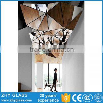 Tempered Decorative Ceiling Decoration Glass Mirror