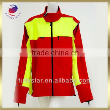 waterproof coat men's red soft shell jacket