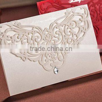 Personalized Laser Cut Wedding Invitation Card