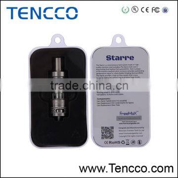 Fitting for 20W~100W working wattage, with sub ohm dual vertical coil, freemax starre tank