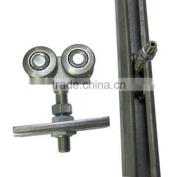 track of sliding gate hanger roller white galvanized