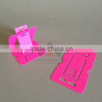 Plastic Portable Name Card Mobile Cell Phone Holder