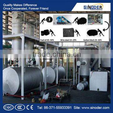 Extracting Carbon Black and Steel Wire Fuel Oil From Tyre Pyrolysis Machine photo-2