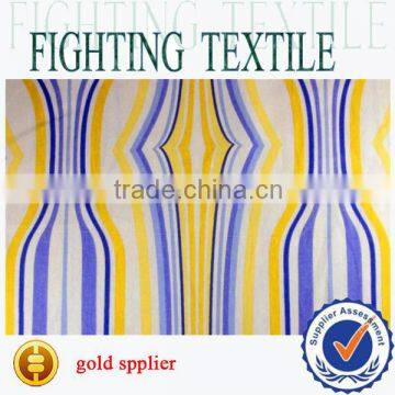 new arrival color stripes cotton canvas print fabric for bag and backpack