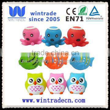 promotional non-toxic vinyl rubber bath toys for baby