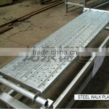 Steel scaffold plank