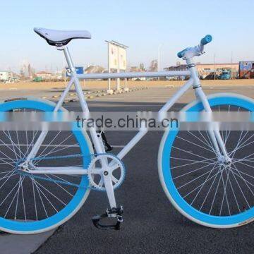 Good quality single speed fixed bike made in China wholesale cheap price bike 700C colorful fixed gear bike