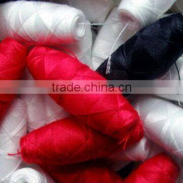 100% "NO SHRINKAGE" Multihead Embroidery schiffli bobbin thread