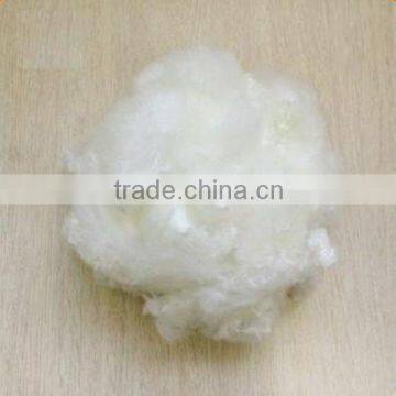 100% polyester staple fiber white for knitting with SGS test