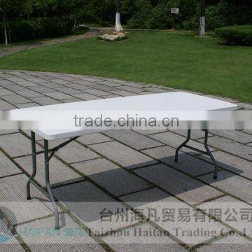 High Durable183cm Thicken Panel Adjustable Plastic Office Table for Meeting/hot Sell Office Plastic Folding Meeting Study Table photo-4