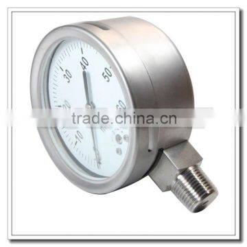 High Quality All Stainless Steel Low Vacuum Gauge With Bottom Connection photo-3