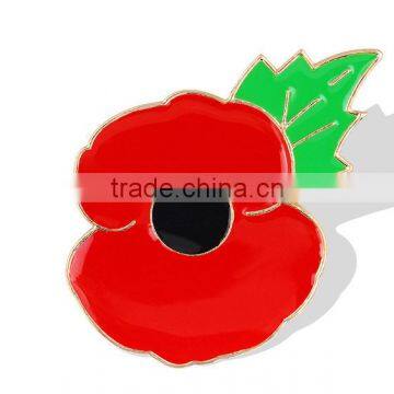 Cheap poppy brooch