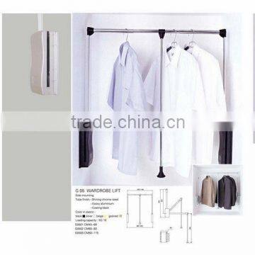Pull Down Wardrobe Rack
