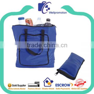 wellpromotion latest fashion cheap 210D foldable cooler bag