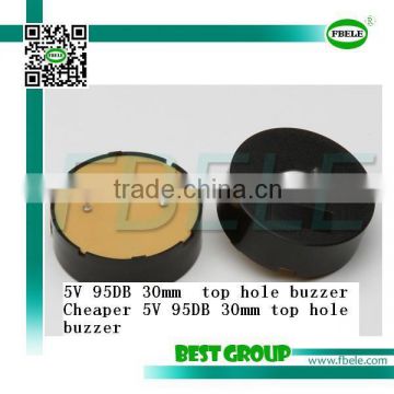 Cheaper 5V 95DB 30mm top hole buzzer FBPT3010