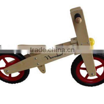 Hot sale Children's Wood ride on balance Bike Wooden Toy Bike