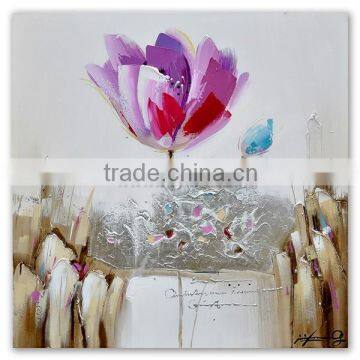 decorative wall paint of Handmade Modern Abstract Flower Oil Painting