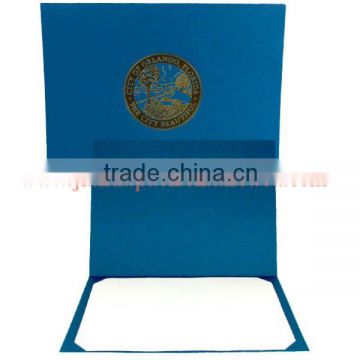 custom certificate paper holders