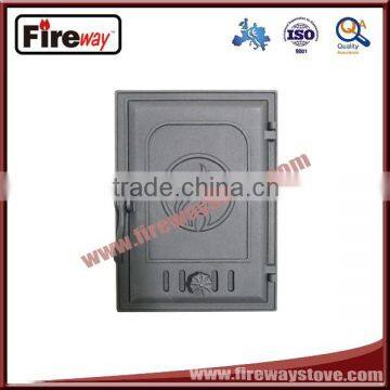 Five years quality assurance cast iron wood stove door