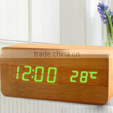 Electronic Desktop Digital Table Clocks Upgraded LED Alarm Clock,Despertador Temperature Sounds Control LED Display