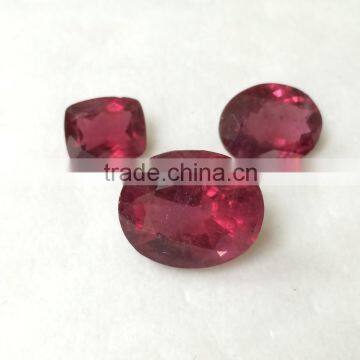 #HMZZ Natural Free Shape Cuts Loose Gemstone Rubellite Cuts