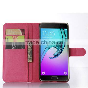 High Quality Leather Holster Card Wallet Folio Stand Flip Case Cover for Samsung GALAXY A9 photo-4