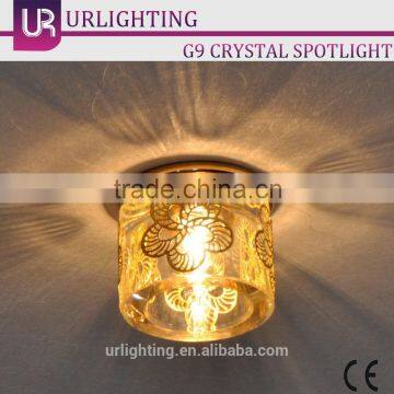 G9 Crystal cylindrical Lampshade Down lights/Spotlight