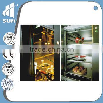 Speed 0.4m/s capacity 250kg hydraulic dumbwaiter elevator