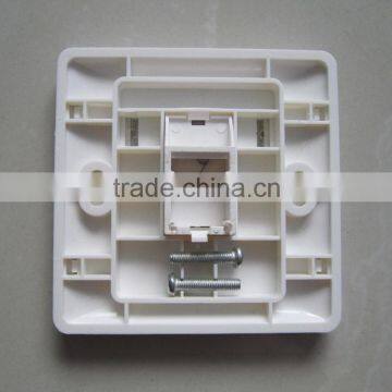 Supply Network Rj45 Wall Outlet 2 Ports Faceplate With Cat6 Keystone Jack photo-2