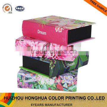 Custom Synthetic Leather Book Box Wooden Book Gift Box Packaging Box photo-4