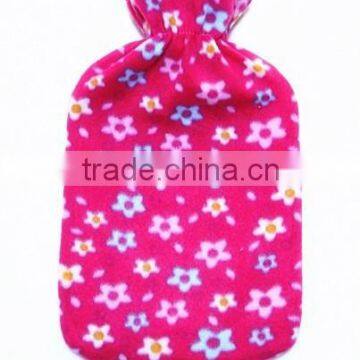 2000ml Pink With Deers Fleece Hot Water Bag Cover