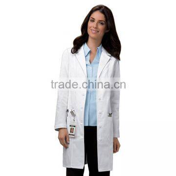 Medical White OEM Unisex Long sleeve Lab Coats all sizes For Men Women Lab Coat