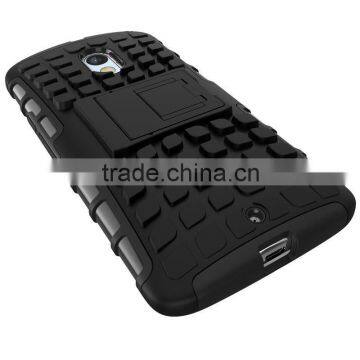 Hot! New! 2 in 1 Dual Slim Armor TPU&PC Kickstand Phone Case for Moto x Play Made in China photo-3
