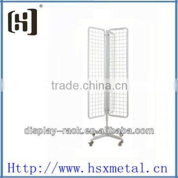 supermarket rotating wire 3 layers rolling wire display stand HSX-083