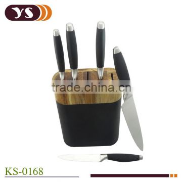 6 pcs kitchen knife and hloder set