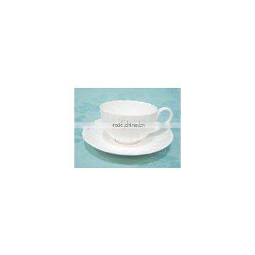 Promotion Used Porcelain cup and saucer White