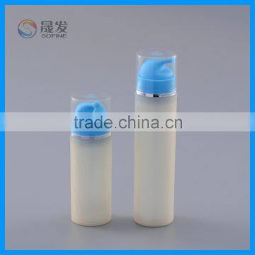 Hot sale Plastic airless cosmetic pump bottle used in personal care