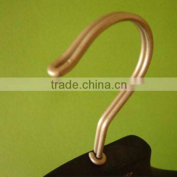 gold/brass plated hook with two wires,clothes hook